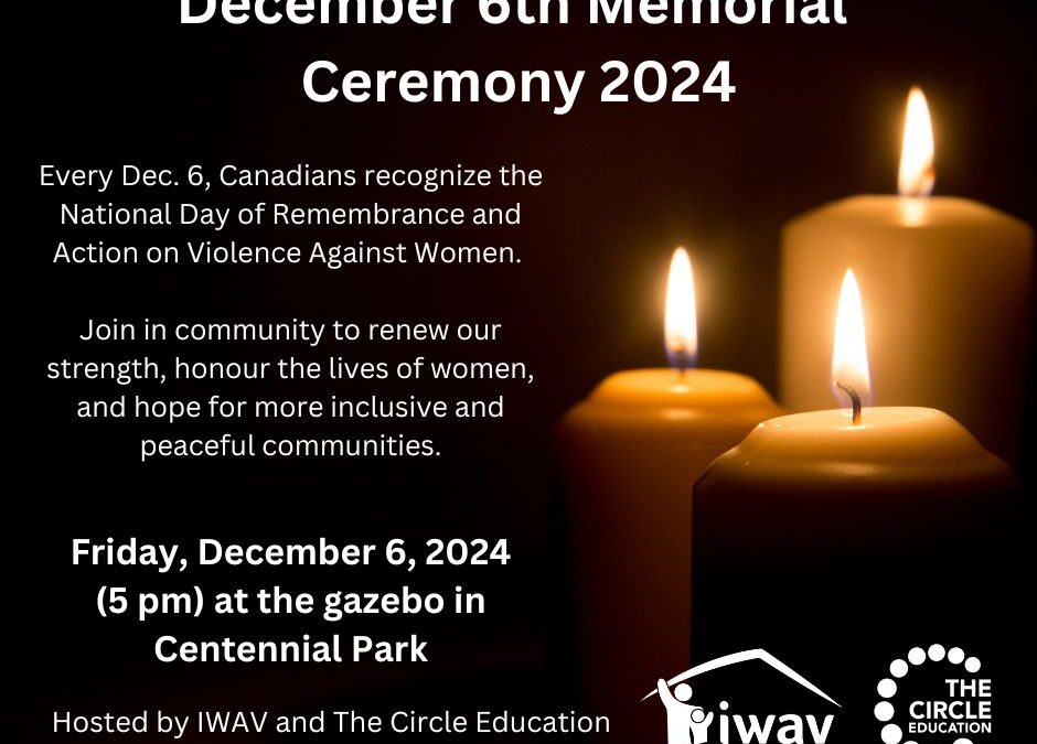 December 6 Memorial: ‘A small thing we can do as a community to show we care’ 